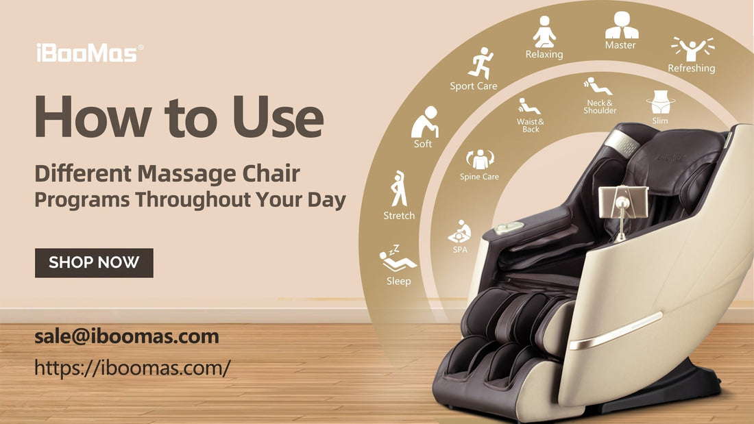 How to Use Different Massage Chair Program Throughout Your Day