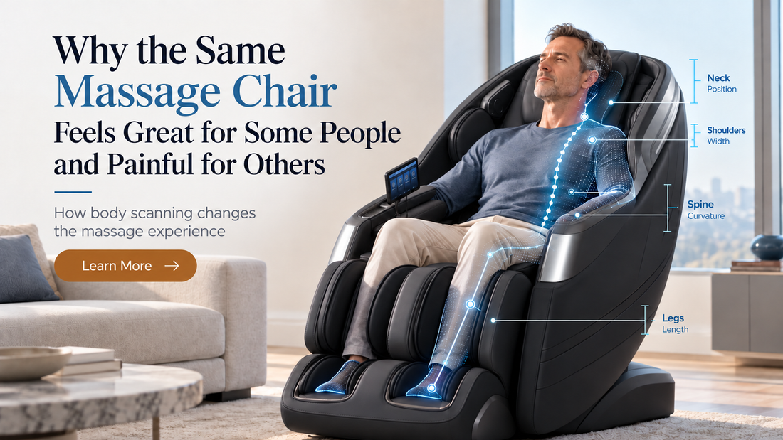Why the Same Massage Chair Feels Great for Some People and Painful for Others