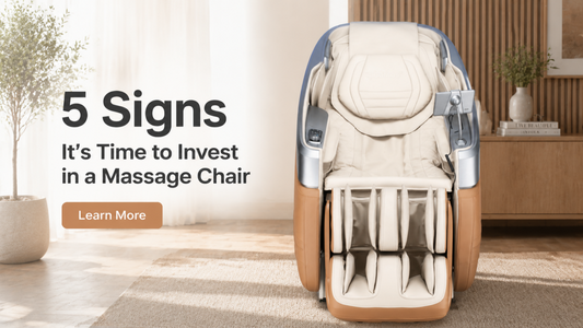 5 Signs It’s Time to Invest in a Massage Chair