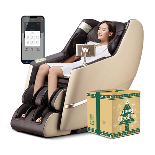 <Christmas Package> IBooMas® M109 3D Massage Chair Full Body Shiatsu Massager with LCD Screen