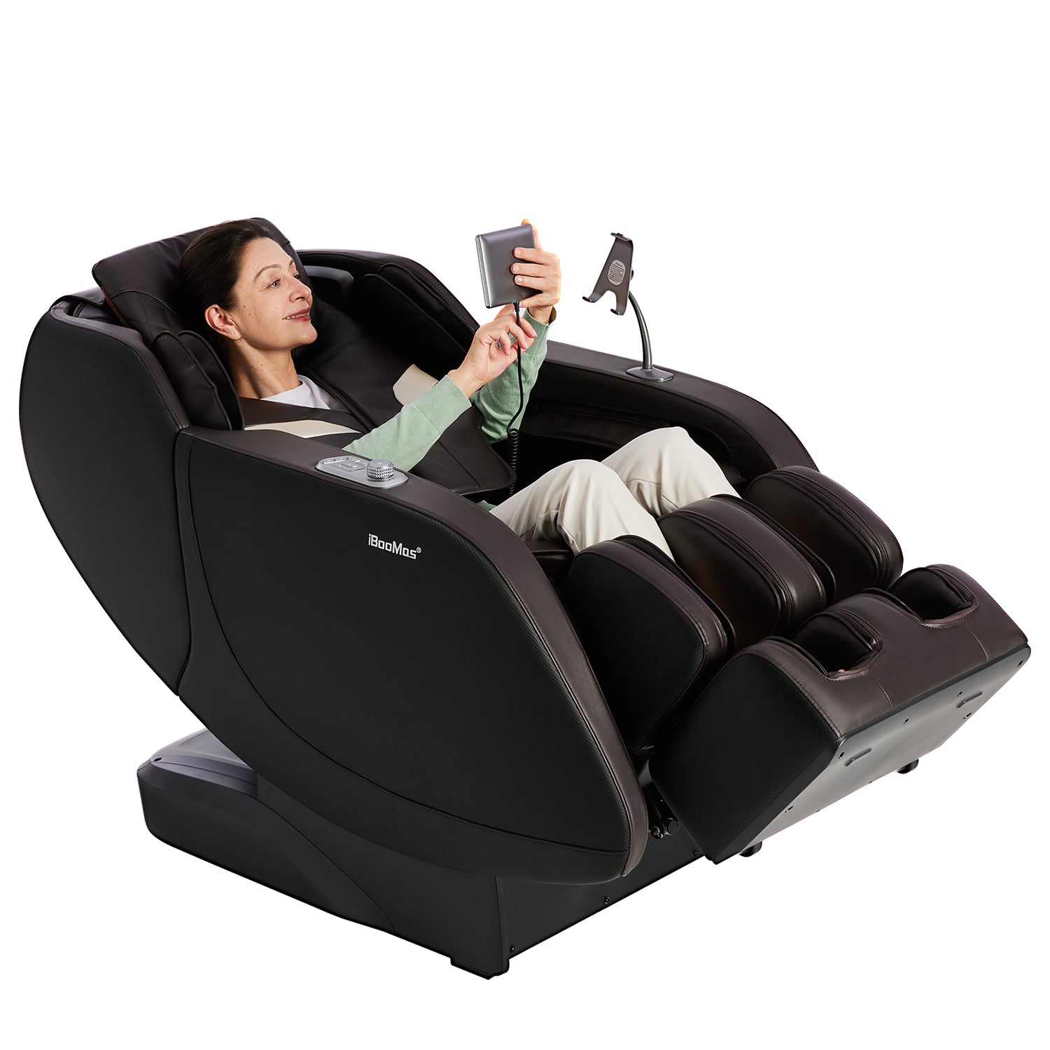 Affordable All-In-One 3D Back Shoulder Foot Massage Chair | iBooMas