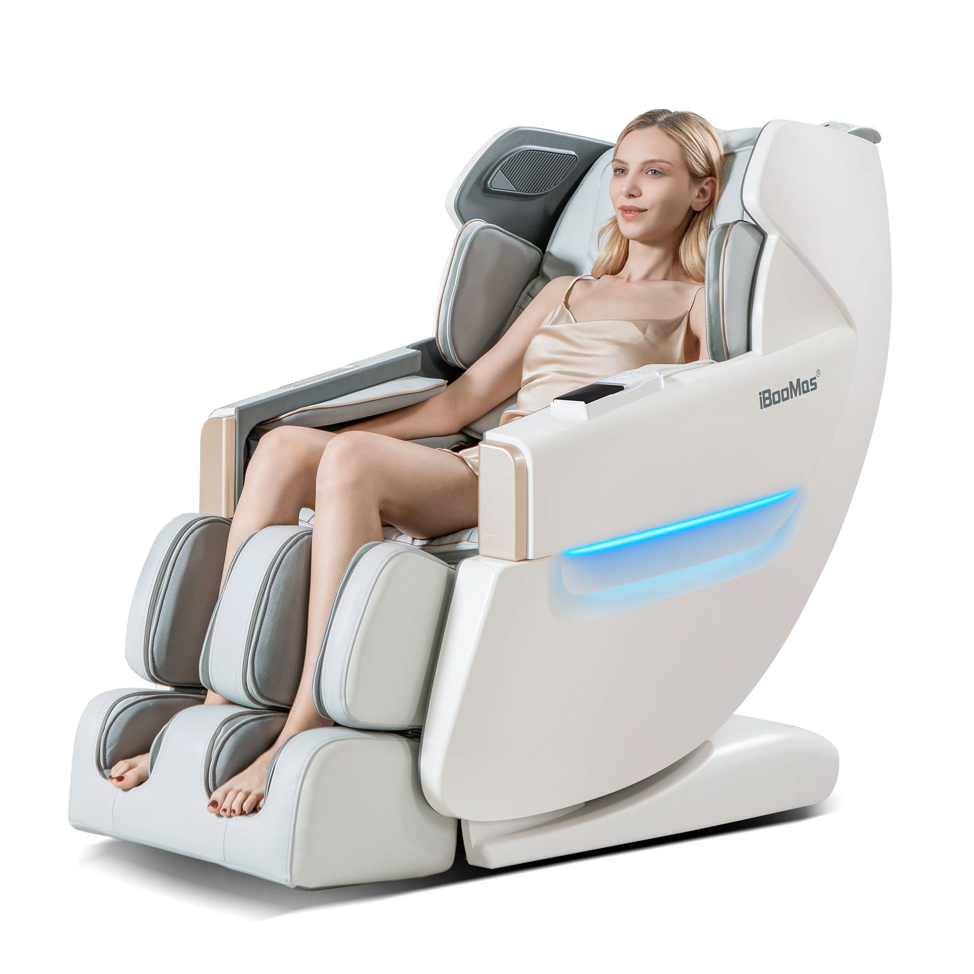 iBooMas R8603  AI Voice Control Back&Foot Heating Zero Gravity Massage Chair Full Body