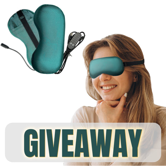 Silk Sleeping Heated Eye Mask with Temperature Timer Control for Blepharitis (BOGO Gift)