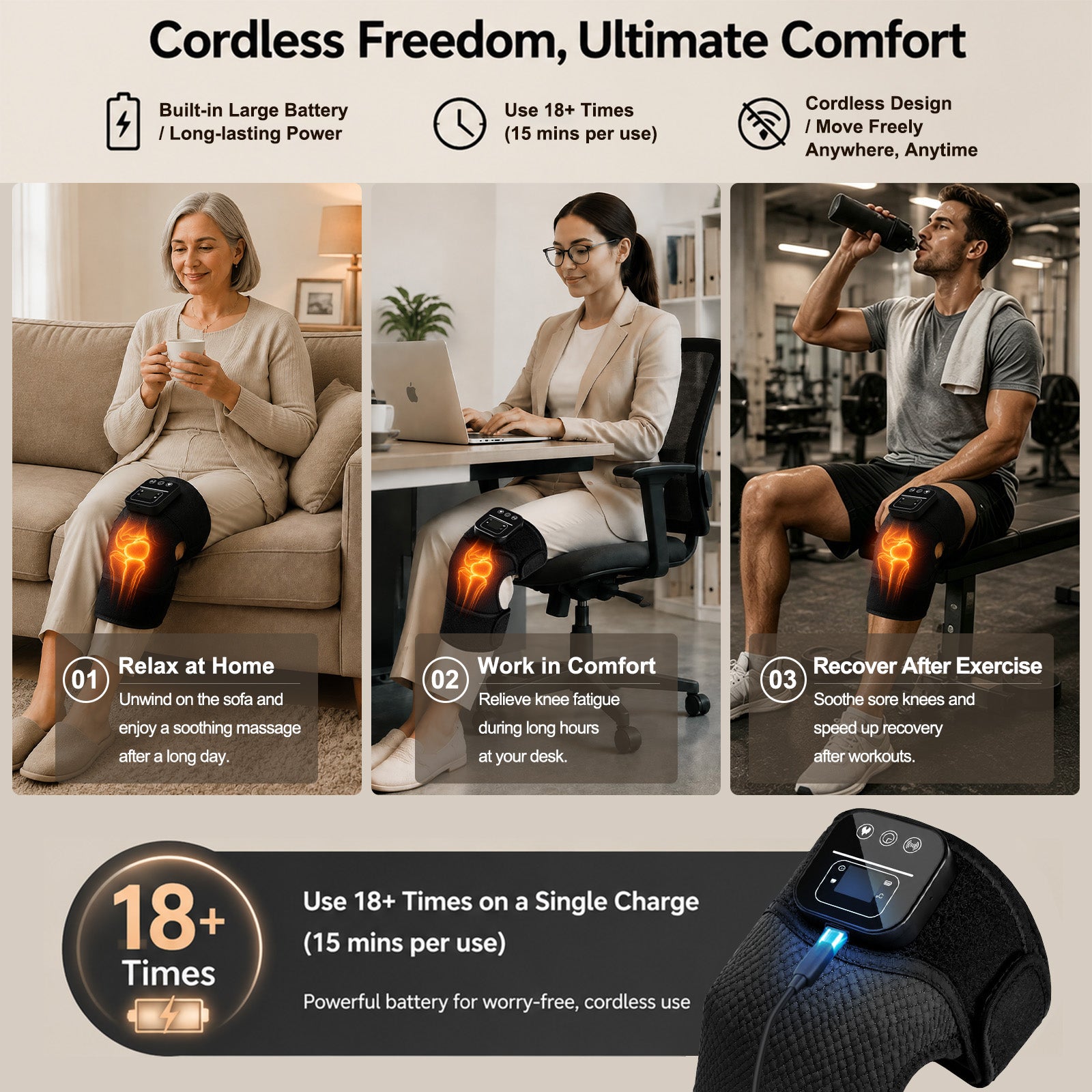 knee massager after workout