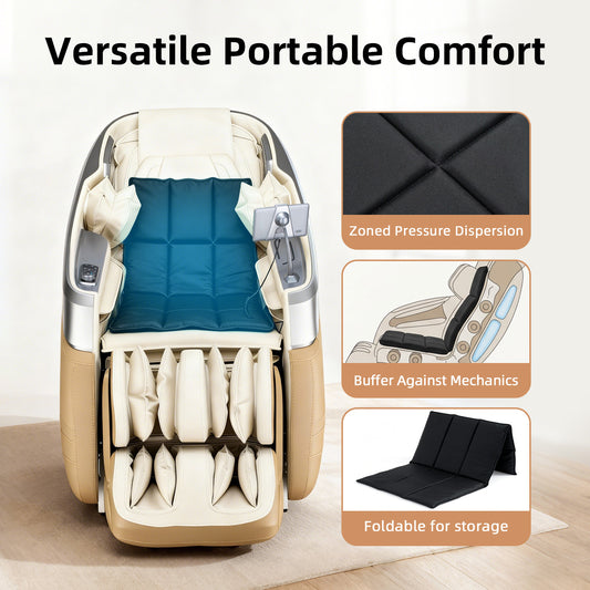 iBooMas SL-track massage chair with cushion