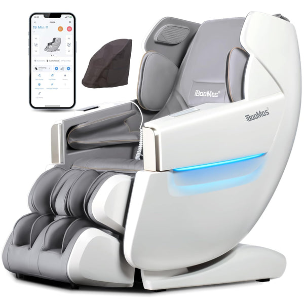 IBooMas® R8606 3D Roller AI&APP Control Auto-Extend Pedal Zero-G Massage Chair