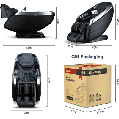 IBooMas® IBM-P03 Dual Mech Ultimate 4D Mimic Space Capsule Massage Chair