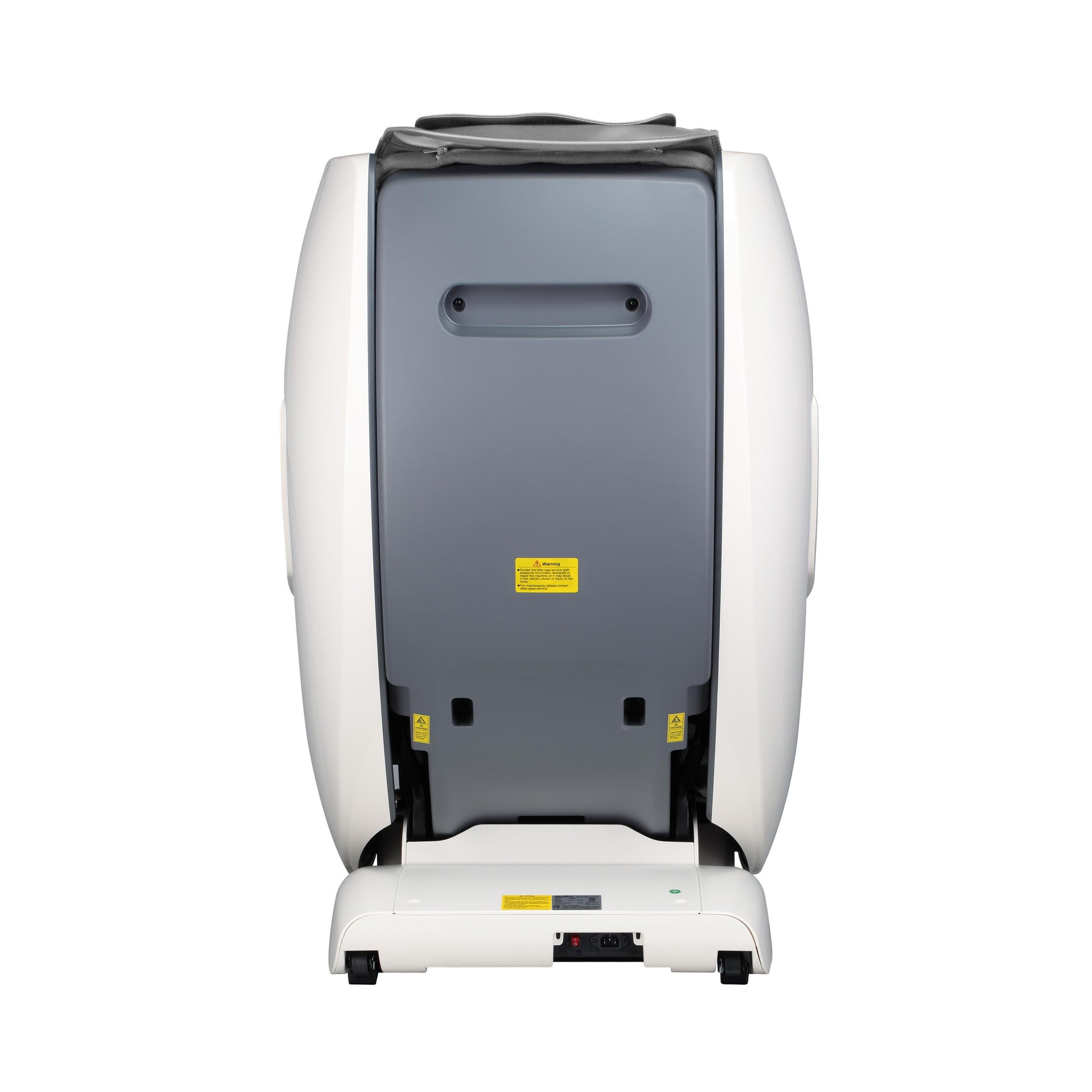 R8606-Grey AI&APP Control Auto-Extend Pedal Zero-G Massage Chair with Gilded Gold Design