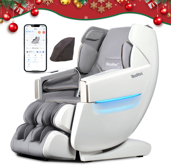 IBooMas® R8606 3D Roller AI&APP Control Auto-Extend Pedal Zero-G Massage Chair
