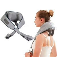 (BOGO for IBM-P03) Neck & Shoulder Massager 4D Rollers Working on Deep Tissue Sorness and Knots Relief