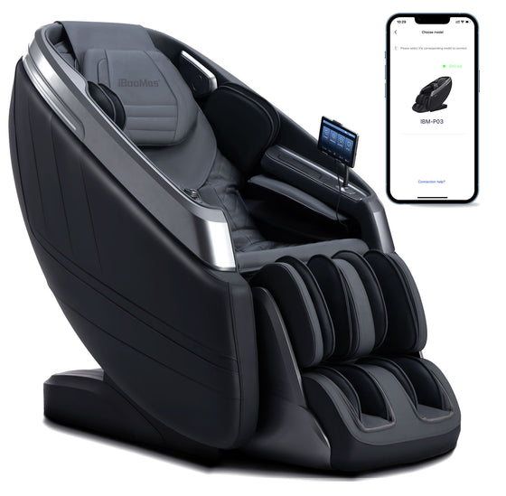 2024 4D massage chair with human-like rollers & 4 controls