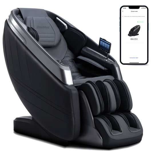 IBooMas® IBM-P03 Ultimate 4D Mimic Space Capsule Zero-G Massage Chair (2 Colors)