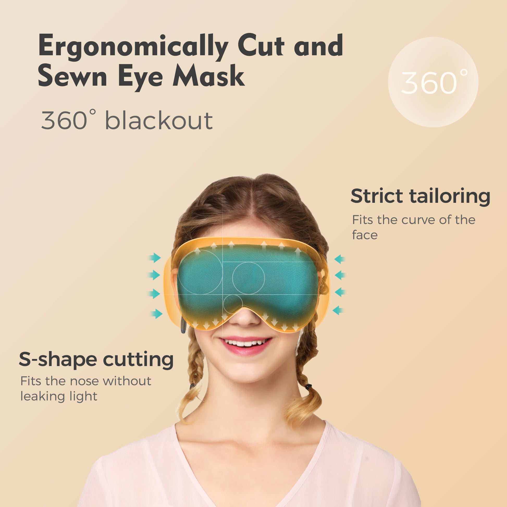 Sewn Eye Mask