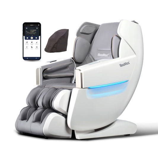 IBooMas® R8606 3D Roller AI&APP Control Auto-Extend Pedal Zero-G Massage Chair