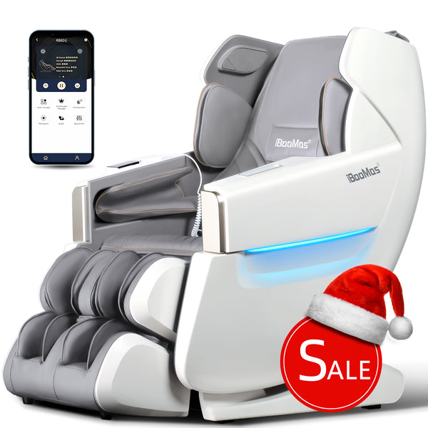 IBooMas® R8606 3D Roller AI&APP Control Auto-Extend Pedal Zero-G Massage Chair