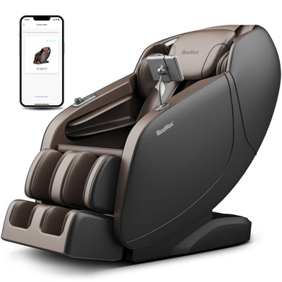 <Special Deal> IBooMas® IT-9777 Real Pro Ultra 3D Chest Heating Zero-G Massage Chair with Pedal