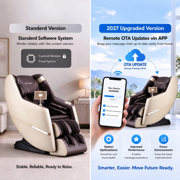 iBooMas® M109 3D New Arrival Best Value Full Body Shiatsu Massager with Phone Holder & OTA Upgrade