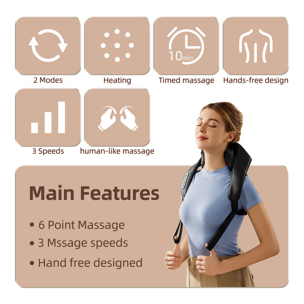 iboomas neck massager features