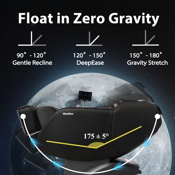 iboomas zero gravity massage chair with zero gravity angles