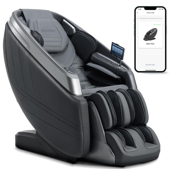 IBooMas® IBM-P03 Ultimate 4D Mimic Space Capsule Zero-G Massage Chair (3 Colors)