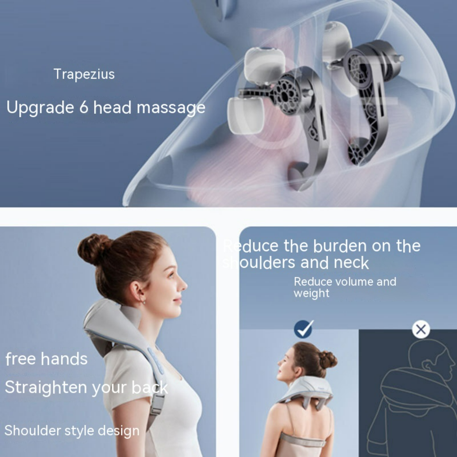 iBooMas Neck & Shoulder Massager 3D Rollers Working on Deep Tissue Sorness and Knots Relief (Giveaway for R8089)