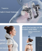 Masajeador de cuello y hombros iBooMas, rodillos 3D que trabajan para aliviar el dolor de tejidos profundos y los nudos (obsequio para R8089)