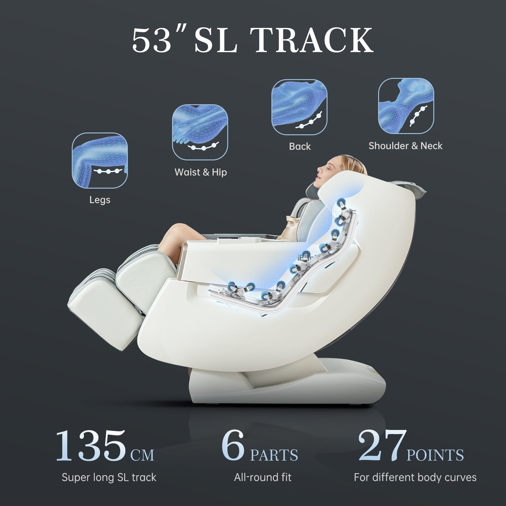 iBooMas SL Track Massage Chair Full Body（R8601 ）